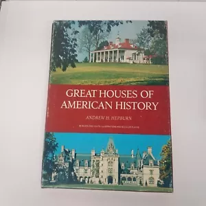 1972 Great Houses of American History By Andrew Hepburn, HC, Slip Case - Foto 1 di 11