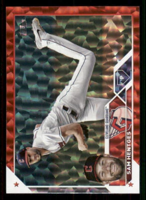 2023 Topps Update Red Foilboard #US327 Sam Hentges /199 - Image 1 of 2