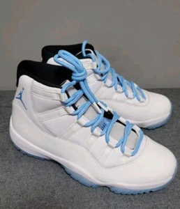 Rope Shoelaces with Metal Aglets For Air AJ Jordan 11 XI Legend Blue Columbia - Picture 1 of 3