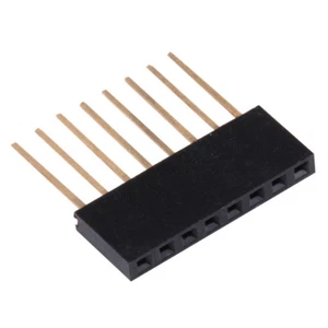 8-polig Pinheader Stiftleisten 2.54 Raster 1x8 Stecker Arduino Shield Pin Header - Picture 1 of 1