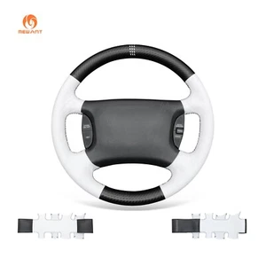 MEWANT PU Carbon Fiber Embossed PU Leather Steering Wheel Wrap for Dodge Ram1998 - Imagen 1 de 10