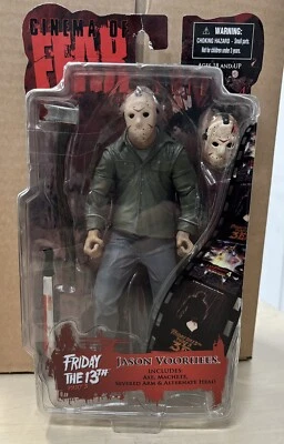 2008 Mezco Toys Cinema Of Fear Friday 13th Part 3 Jason Voorhees 7 英寸人偶全新 — 第 1/4 张图片