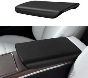 For Tesla Model S X 2021-2024 Center Console Cover TPE Armrest Cover Protector - Foto 1 di 14