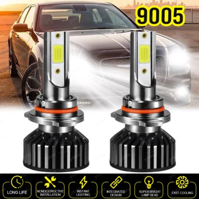 Faro LED bombillas altas bajas para Chrysler 200 300 2016 2017 2018 2019 F2 6000K Foto 1 de 4
