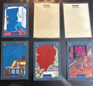 1993 Dark Dominion Level 1 Inserts 3,4,6,7 Of 9 W/ Quantum View Lens Rare - Picture 1 of 7