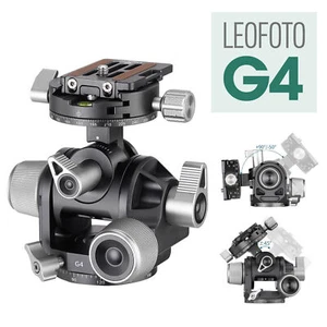 Compatible With Profession Leofoto G4 Geared Ball Head With Plate stand - Picture 1 of 10