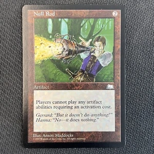 1997 Null Rod Artifact MTG Magic The Gathering - Picture 1 of 2