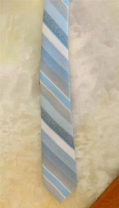 VINTAGE John & Lois 1980s Original Suave Stylish Designer Tie - Bild 1 von 4