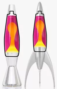 MATHMOS Ersatz Flasche ROT GELB für Lavalampe ASTRO BABY & TELSTAR Lava Lampe - Bild 1 von 1