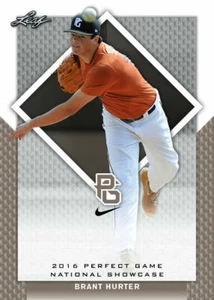 BRANT HURTER 2016 LEAF "PERFECT GAME" SHOWCASE ALL-AMERICAN ROOKIE CARD #300! - Picture 1 of 1