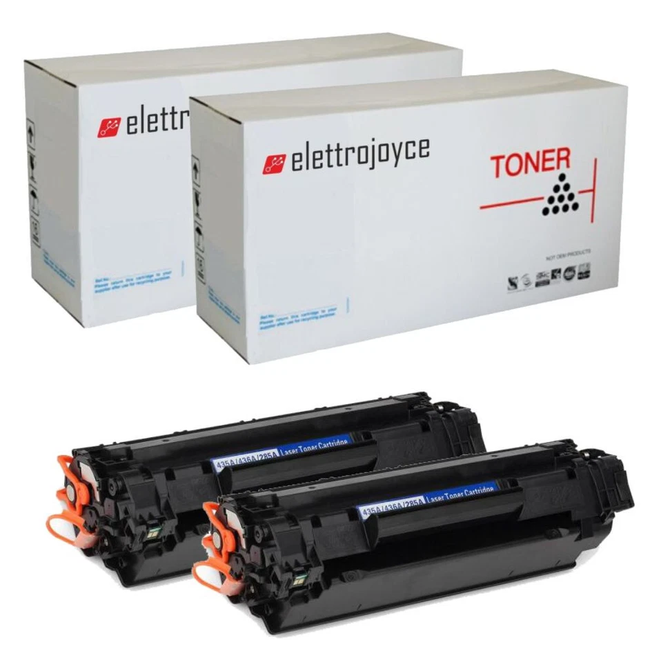2 TONER CE 285A 85A PER HP LASERJET P1102 P1102W M1130 M1132 M1136 P1100 M1210 - Immagine 1 di 1