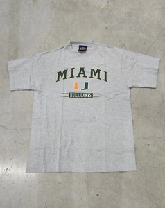 Camiseta gris Miami Hurricanes para hombre talla XL  - Imagen 1 de 8