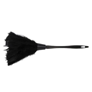 Spolverino tacchino moda 1 pz con manico in plastica nero pulizia4534 - Foto 1 di 3