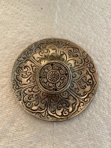 Windrose Recycling Aluminium Räuchergefäß oder Kerzenteller 3 1/2" - Bild 1 von 8