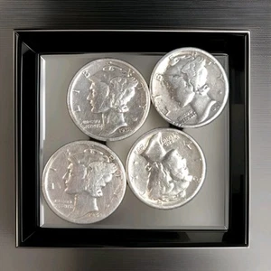 4 PACK 1938 MERCURY DIMES JEWELRY GRADE BRIGHT & SHINY DON'T MISS OUT! - Picture 1 of 6