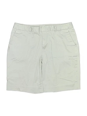 Pantalones Cortos Coldwater Creek Mujer Gris Caqui 12 Petites Foto 1 de 2