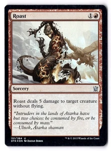 Roast LP* FOIL Dragon's Of Tarkir ENGLISH 151/264 mtg -UnltdCards - Picture 1 of 2