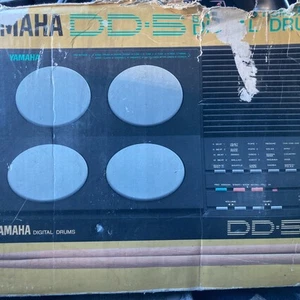 Yamaha DD-5 Digital Drums w/box and Sticks - AS IS - NO plug 1 drum Stick - Picture 1 of 3