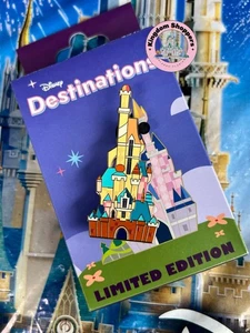 2025 Disney WDI MOG Destinations Mystery Box Pin LE 500 Hong Kong Castle - Picture 1 of 1