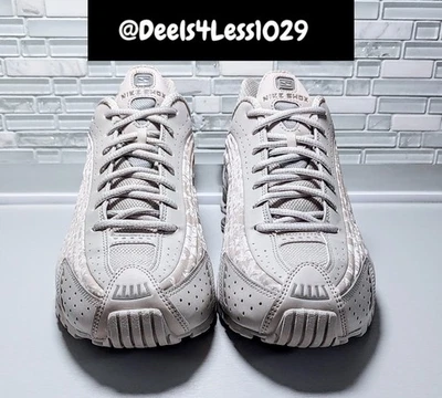 Nike Shox R4 Floral Correr Mujer Talla 9 Plano Gris Peltre HV0934-001 Foto 1 de 4