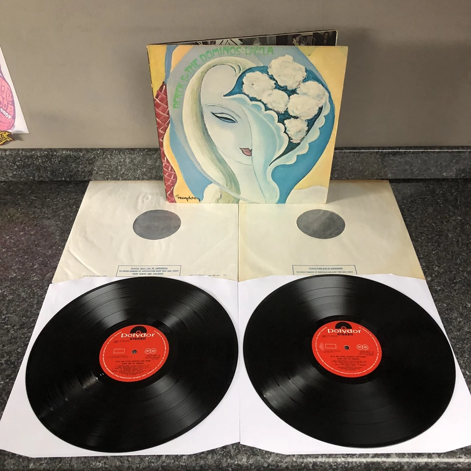DOUBLE LP VINYL DEREK & THE DOMINOS LAYLA UK 1ST PRESS ERIC CLAPTON EX/EX+ - Image 1 of 4