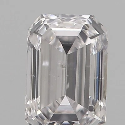 0.36 Ct Loose Emerald Natural Diamond GIA CERTIFIED 3X2 mm Color F/SI Clarity - Image 1 of 4