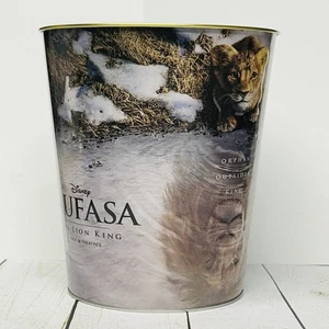 Disney Mufasa The Lion King Tin Popcorn Bucket Movie Theater Golden Link Cinema - Picture 1 of 6