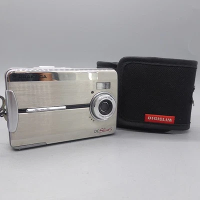 Praktica Digital Camera DCSlim 5 5.0MP Silver Tested - Image 1 of 4