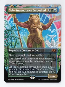 Sab-Sunen, Luxa Embodied Borderless Regular Mythic Aetherdrift MTG Card NM - Picture 1 of 2