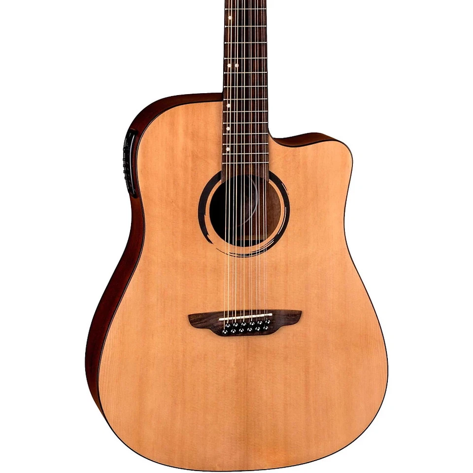 LUNA Guitars Wabi DC 12 Sabi 12-string Dreadnought Acoustic-electric Guitar