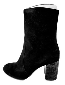 Michael Michael Kors Yoonie Anckle Boot Jeweled Heel Suede Women's US Size 9 - Picture 1 of 14