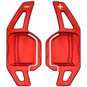 Schaltwippen Alu Verlängerung rot passend für Seat Leon III 5F FL - Typ-A - Bild 1 von 8