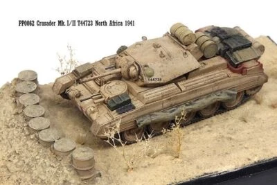 S-Model 1/72 PP0062 Crusader MK.Ⅰ/Ⅱ T44723 Tank North Africa 1941 Model+platform - Image 1 of 4