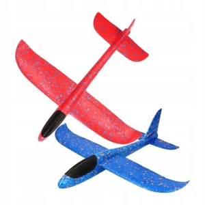 2x Styroporflugzeug Flugzeug Spielzeug Styroporflieger Segelflugzeug Wurfgleiter - Bild 1 von 7