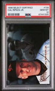 Seleccionar certificado #139 Cal Ripken Jr 1996 PSA 10 gemas como nuevo corte Baltimore Orioles - Imagen 1 de 2