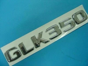 CHROME * GLK350 * TRUNK LETTER EMBLEM BADGE SET FOR MERCEDES BENZ AMG GLK-CLASS - Picture 1 of 2