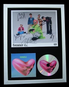 FONTAINES D.C.+SIGNED+FRAMED+ROMANCE+PROOF=100% AUTHENTIC+EXPRESS GLOBAL SHIP - Picture 1 of 9