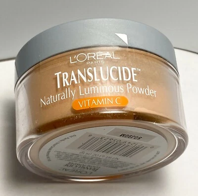 New Sealed L'OREAL TRANSLUCIDE Naturally Luminous Loose Powder #962 Deep  *RARE! - Image 1 of 4