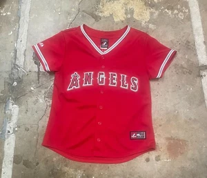 Authentic majestic jersey womens Large Anaheim Angels Albert pujols ladies - Picture 1 of 6