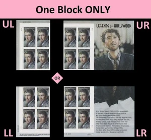 US #4197 MNH Plate Block 2007 Hollywood Legends Jimmy Stewart Wonderful [P1111] - Picture 1 of 1
