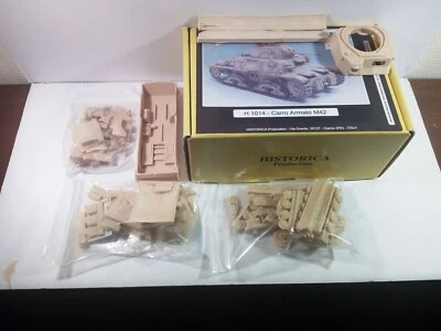 M 1/35 Fiat Ansaldo M15/42 TANK WW2 detailed resin KIT Historica Art.1014 - Immagine 1 di 2