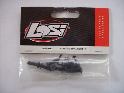 Losi LOSA6290 TEN Series 8-32 x 1/2 Button Head Screws (8) - Image 1 of 4