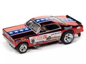 Auto World 4Gear SC369-2 R26 TOM "THE MONGOOSE" MCEWEN - 1970 PLYMOUTH DUSTER HO - Picture 1 of 4