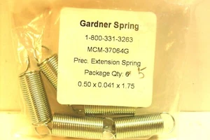 CANTIDAD 5 - Muelles Gardner MCM-37064G Muelle de extensión 0,50 x 0,041 x 1,75 nuevo en caja - Imagen 1 de 3