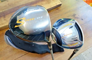 Adams Speedline Draw 12.5* Driver & 18* 5 Wood / Regular shafts & covers - Picture 1 of 14