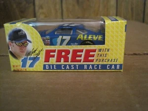 BAYER CORP. #17 MATT KENSETH DRUCKGUSS RENNWAGEN 1:64 MASSSTAB ALEVE-PROMO-NEU - Bild 1 von 9