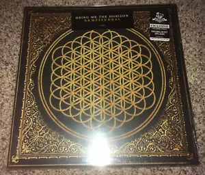 Bring Me The Horizon - Sempiternal YELLOW GREEN MARBLE PATINA RUST Sealed NEW - Foto 1 di 3
