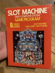 Nice Slot Machine CIB 4 Atari 2600 Console Cart Box Manual Complete In Box - Picture 1 of 11