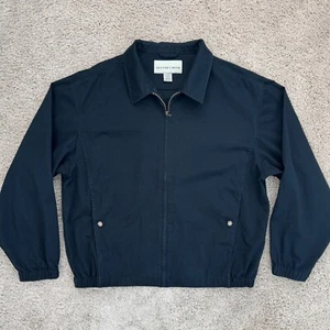 Cutter & Buck Jacket Mens L Full Zip Black Lightweight Collared Coat Pockets - Picture 1 of 9