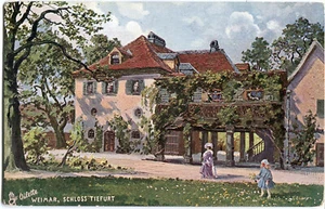 AK TUCKS'S Oilette WEIMAR Schloss Tiefurt um 1908 - Bild 1 von 1